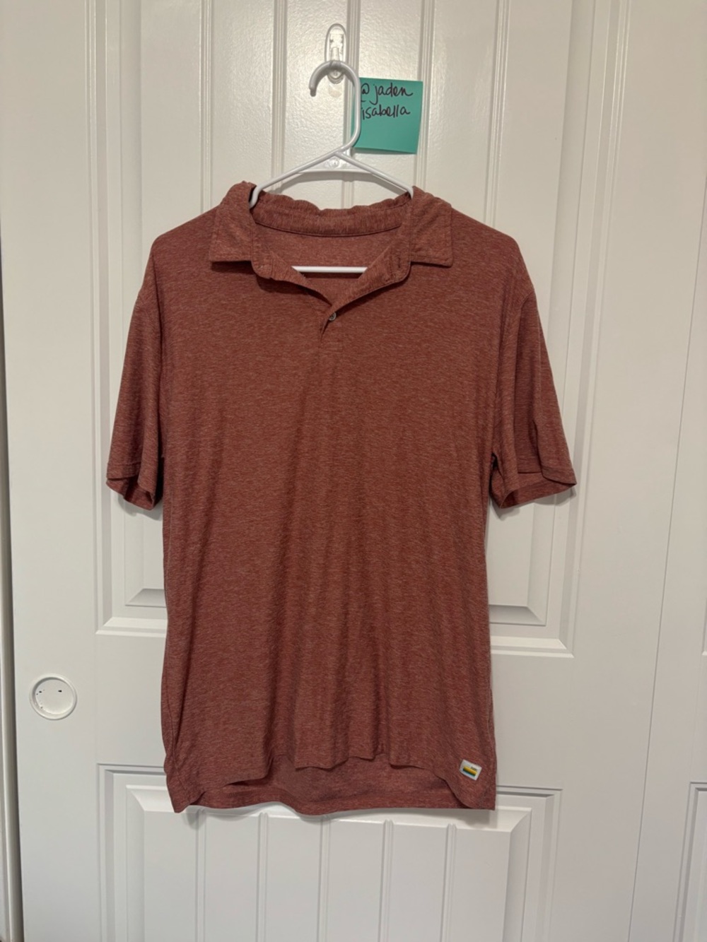 Vuori Short Sleeve Polo Shirt - Rust
